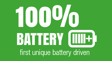 100% batterij
